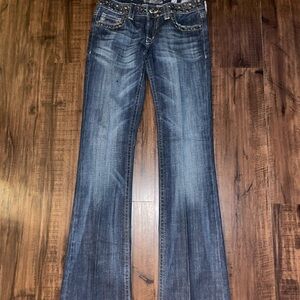 Miss Me Boot Cut Jeans with Studded Details NEW